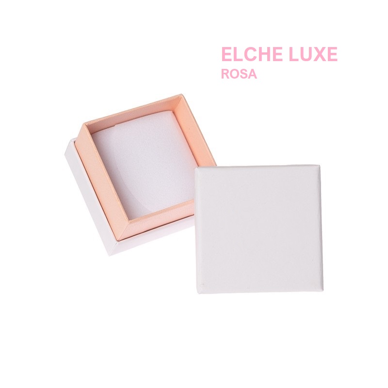 Caja Elche LUXE sortija/pendientes 51x51x37 mm.